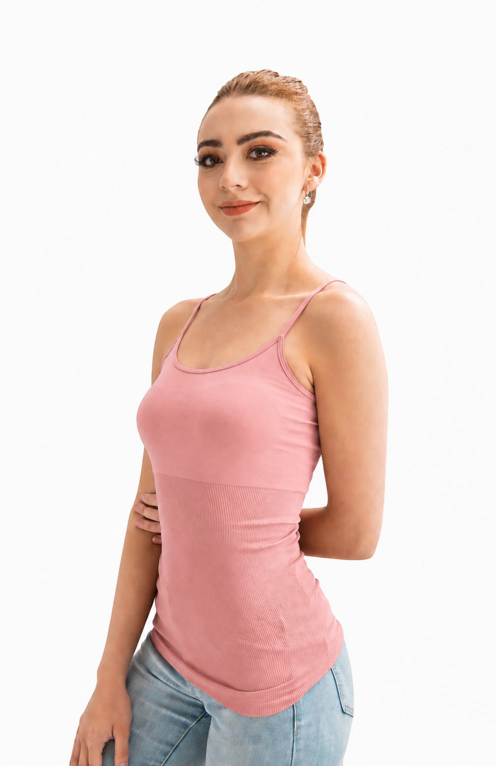 Camiseta De Tirantes Cuello Redondo