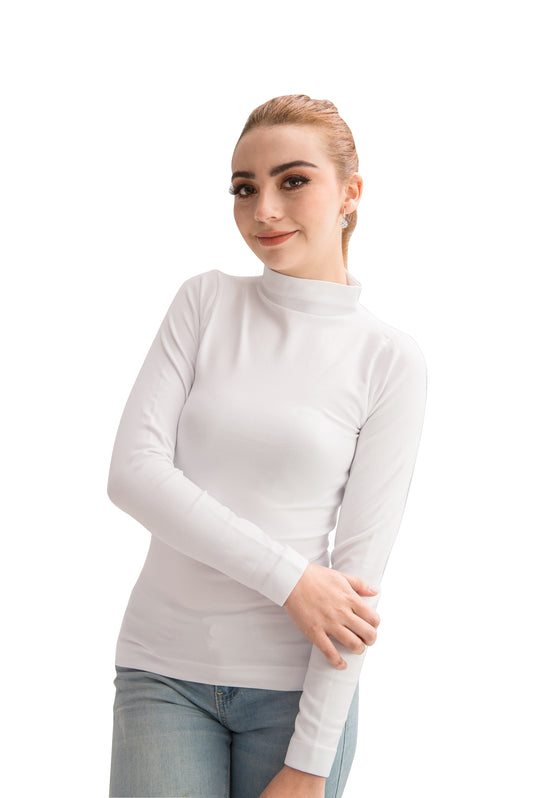 Manga Larga Cuello Alto