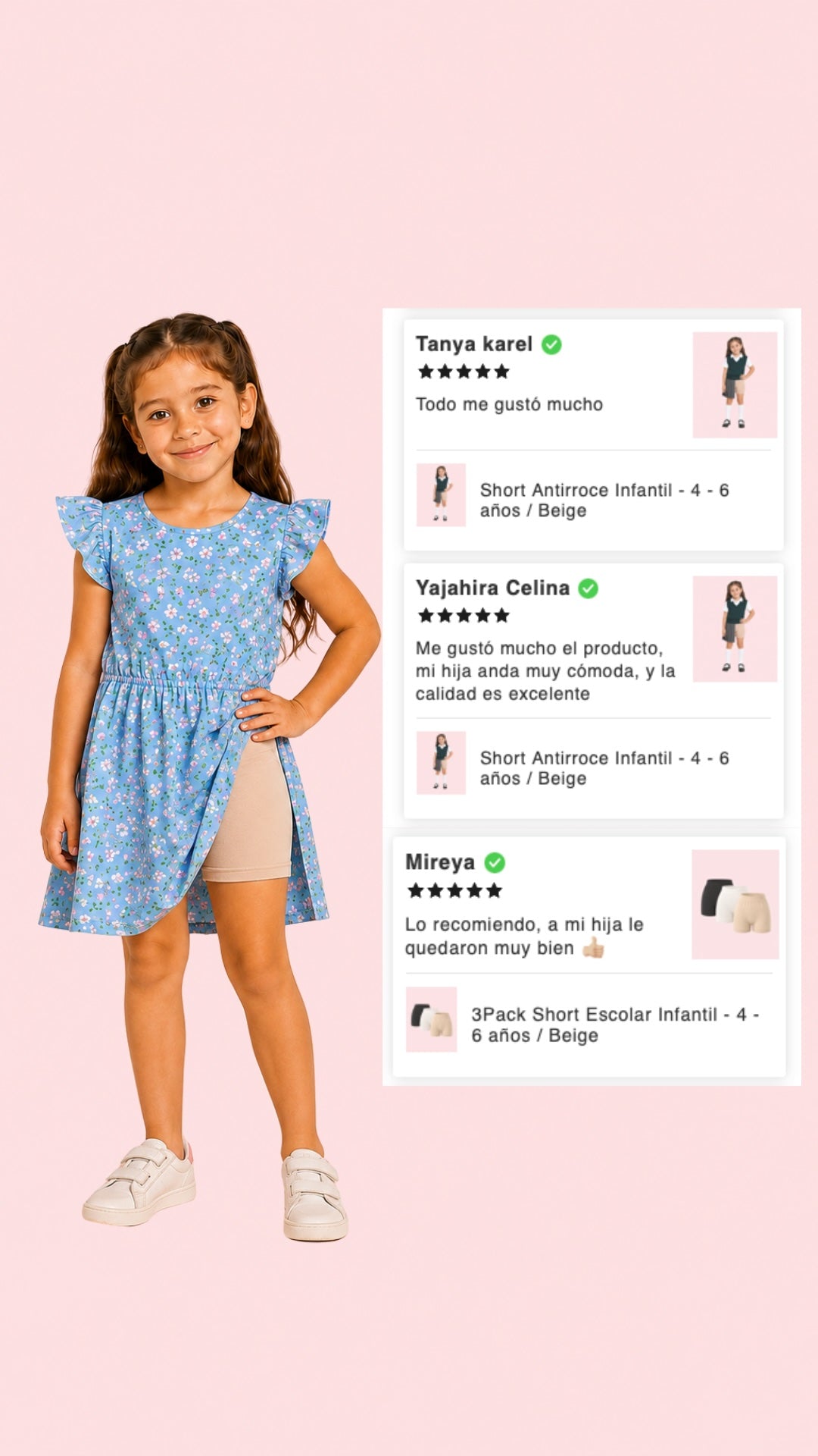 Short Antirroce Infantil