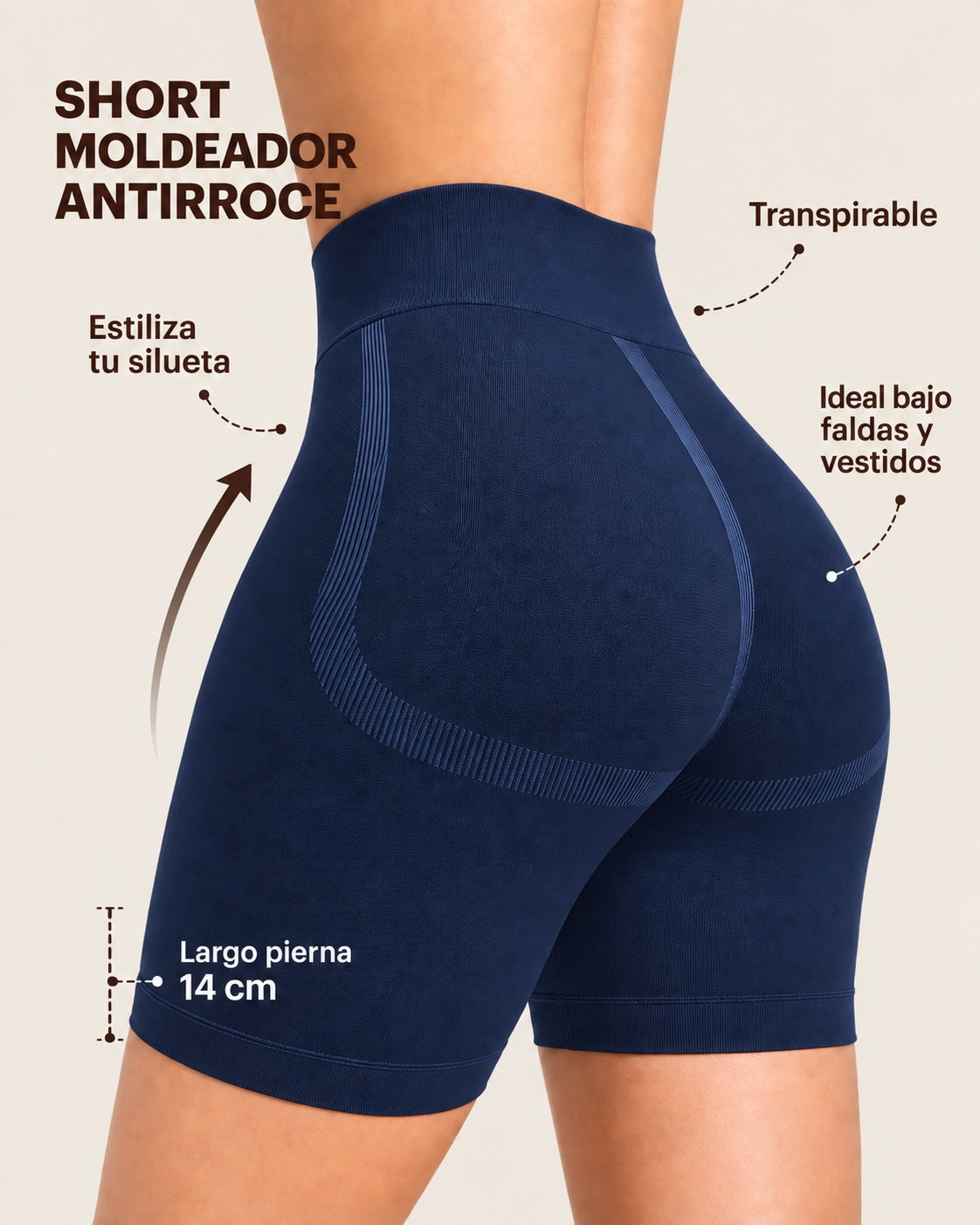 Short Moldeador Antirroce