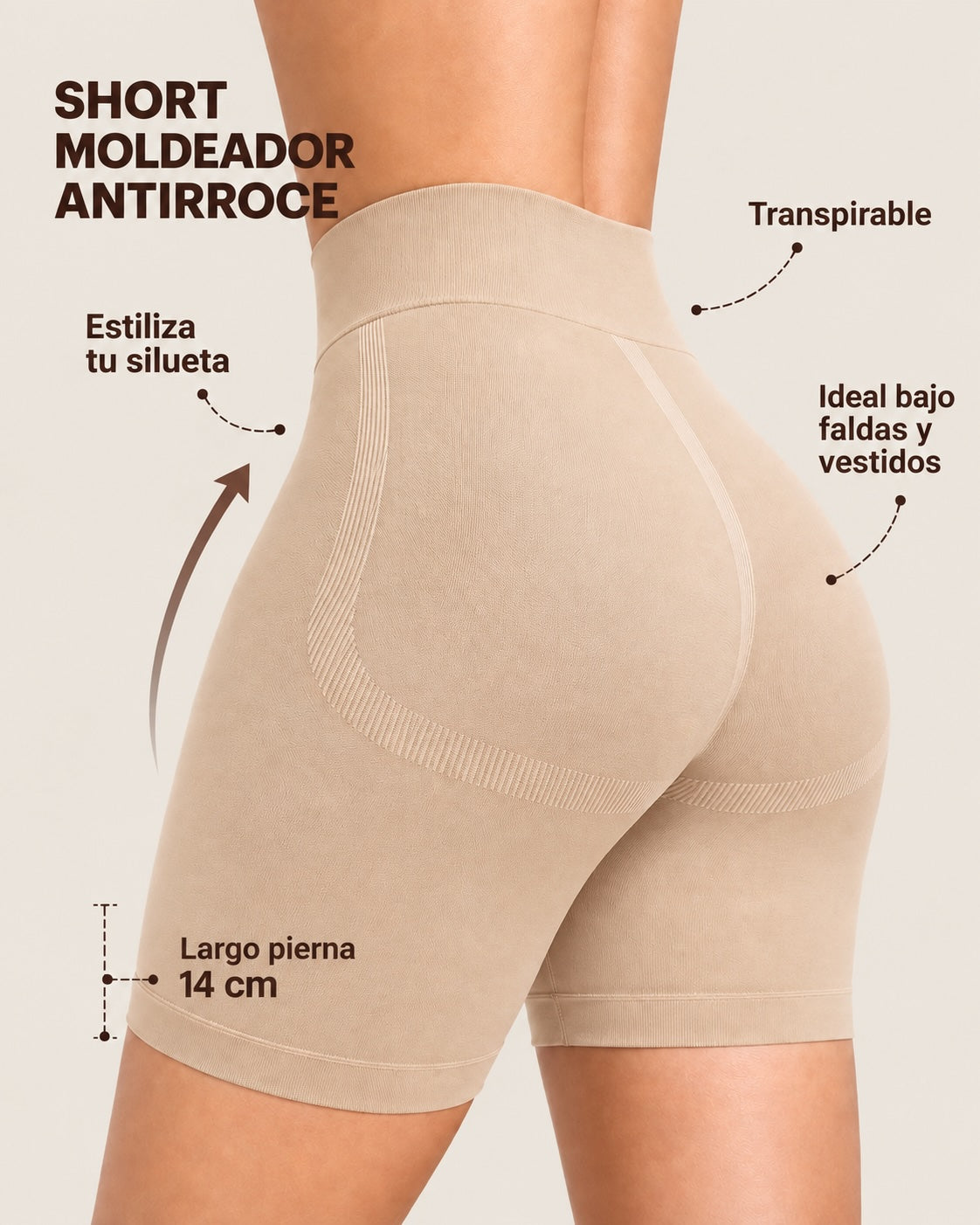 Short Moldeador Antirroce