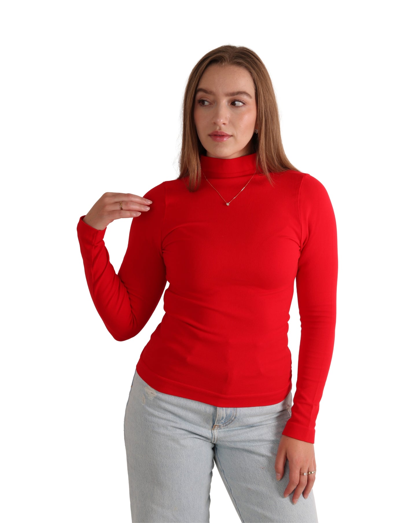 Manga Larga Cuello Alto