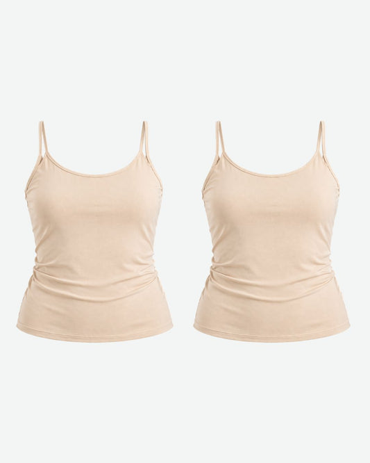 Two Pack Camiseta De Tirantes Lisa