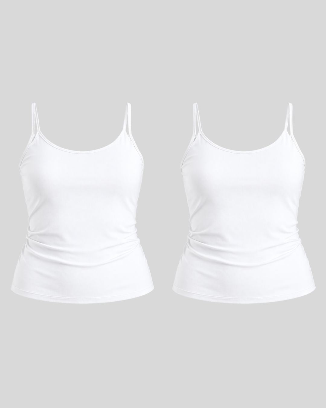 Pack de 2 Camisetas De Tirantes Lisa