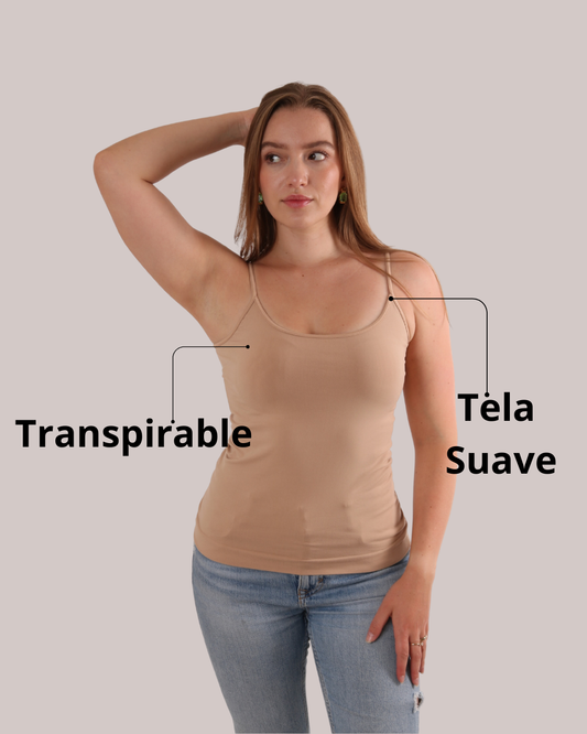 Camiseta De Tirantes Lisa