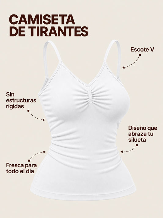 Camiseta De Tirantes Cuello V