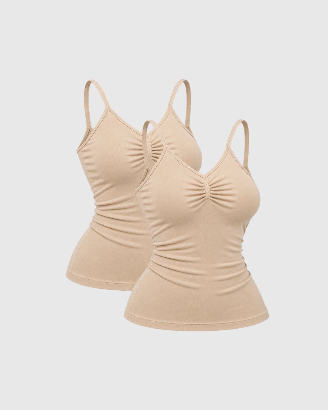 Pack de 2 Camisetas De Tirantes Cuello V