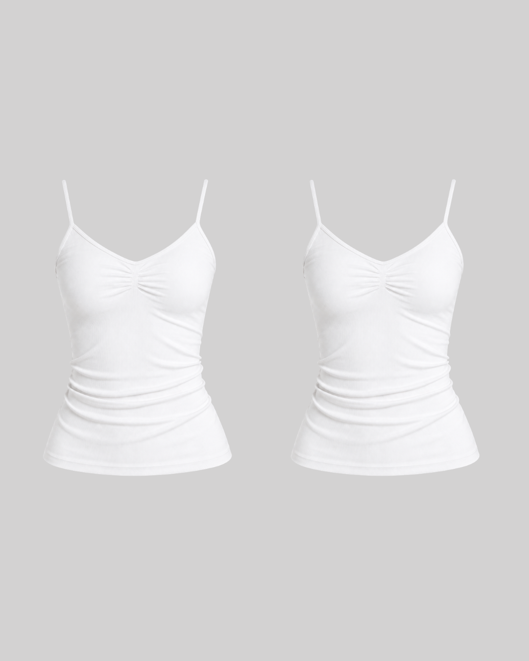 Pack de 2 Camisetas De Tirantes Cuello V