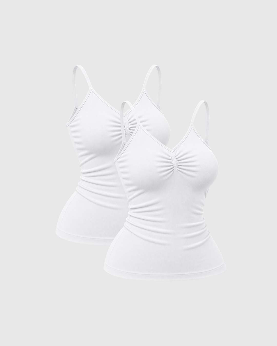 Pack de 2 Camisetas De Tirantes Cuello V