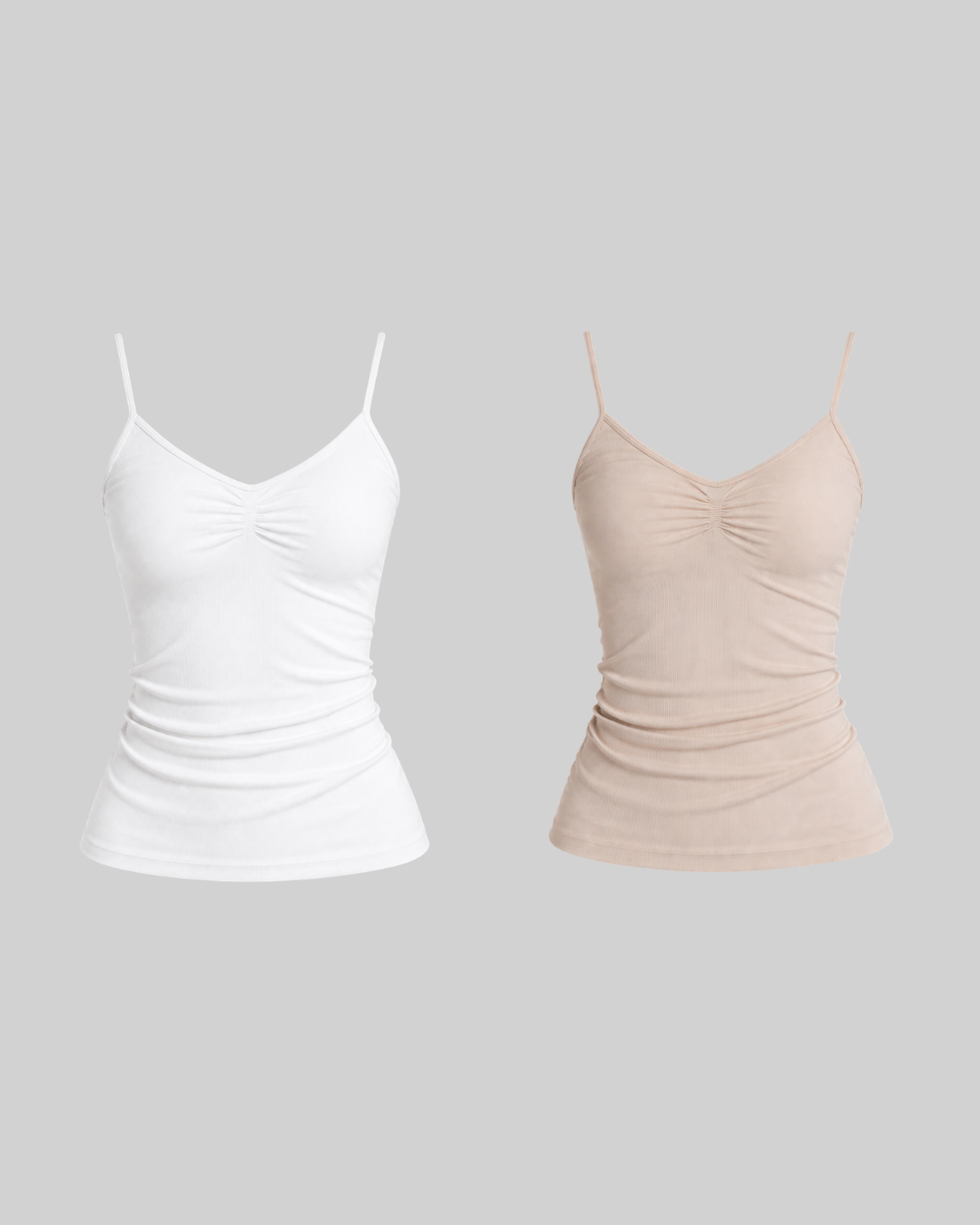 Pack de 2 Camisetas De Tirantes Cuello V