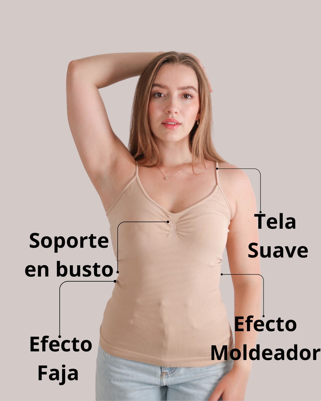 Camiseta De Tirantes Cuello V