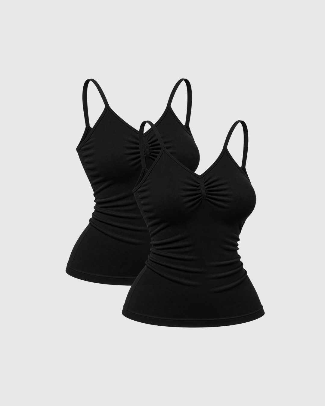 Pack de 2 Camisetas De Tirantes Cuello V