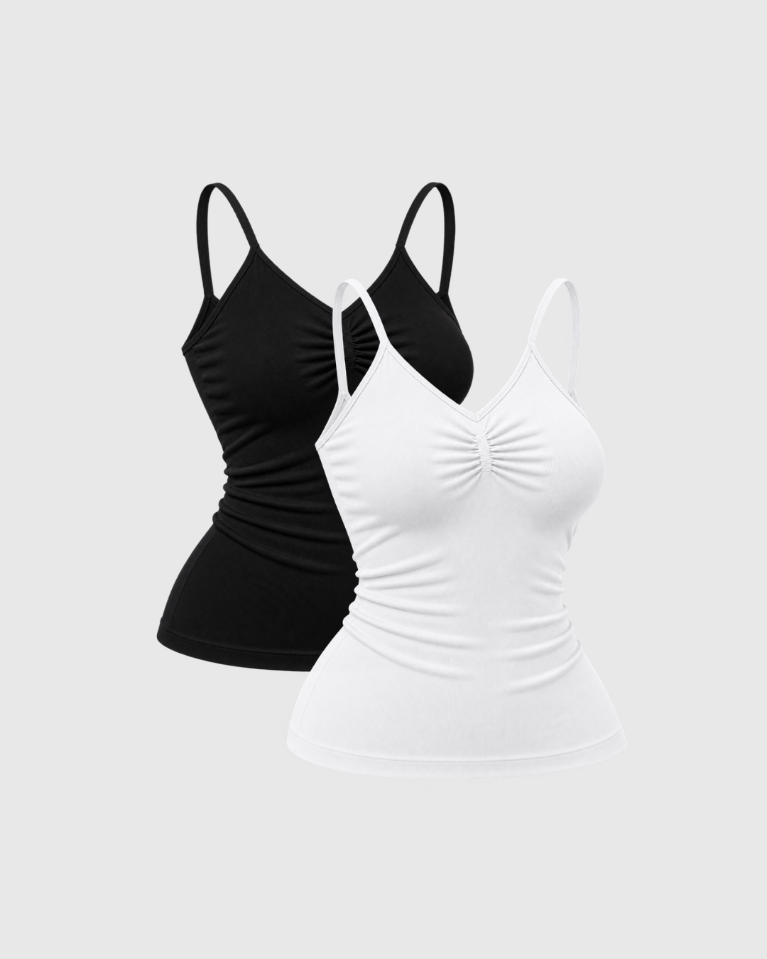 Pack de 2 Camisetas De Tirantes Cuello V